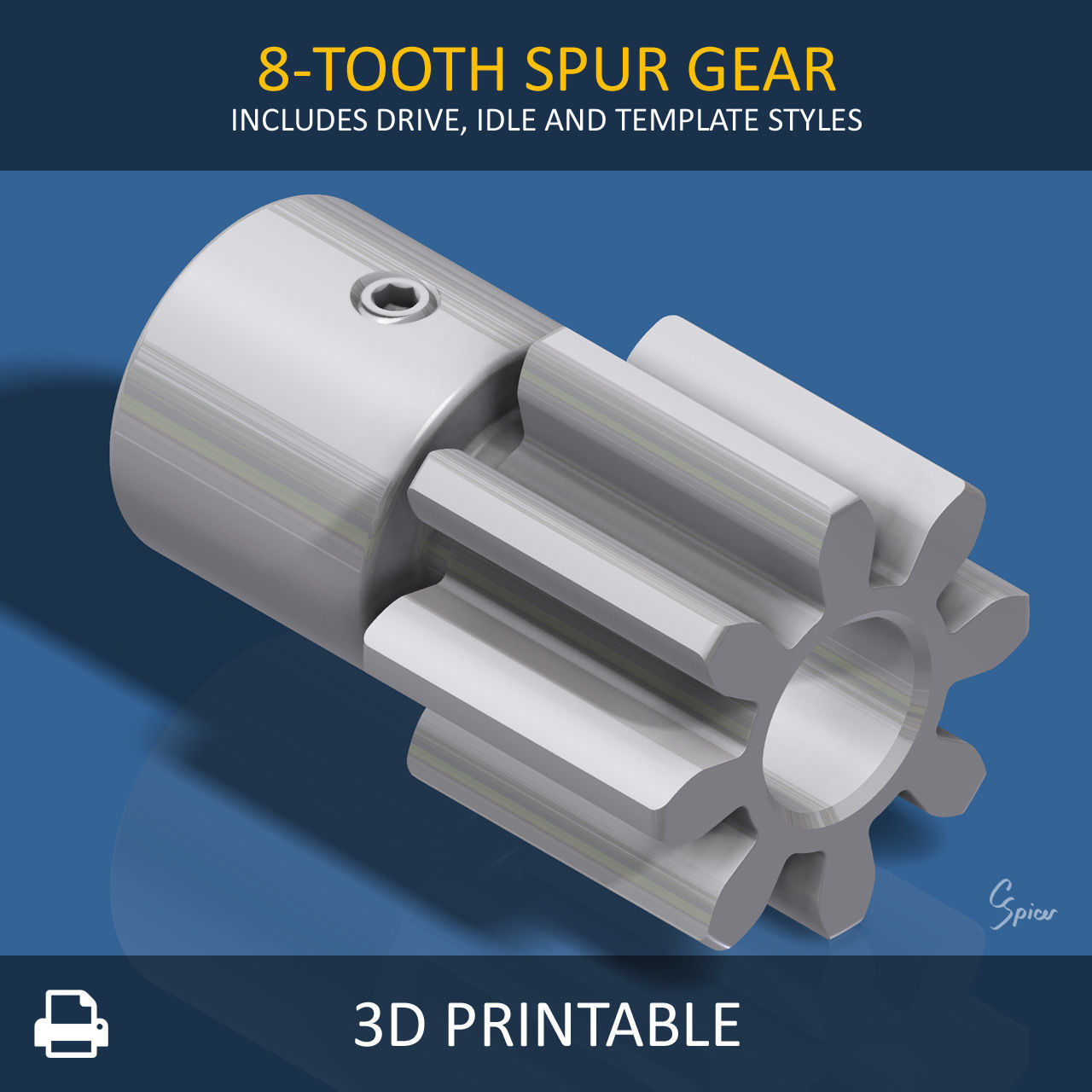 Ultimate Gear Collection 3D print model_29