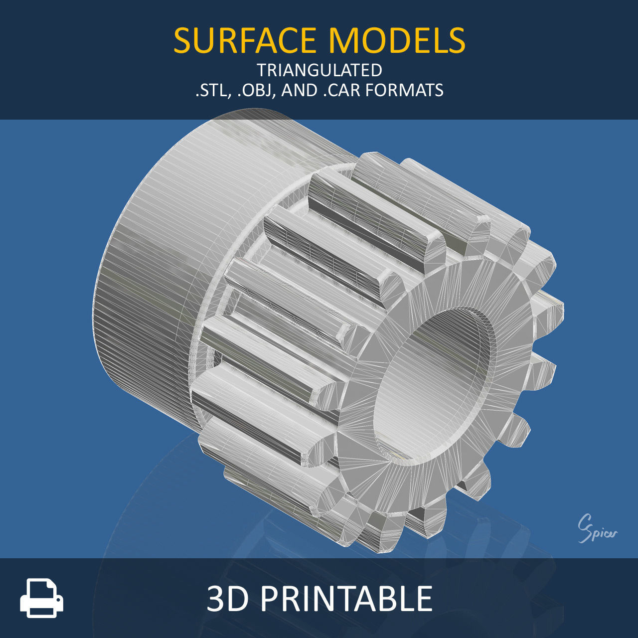 Ultimate Gear Collection 3D print model_19