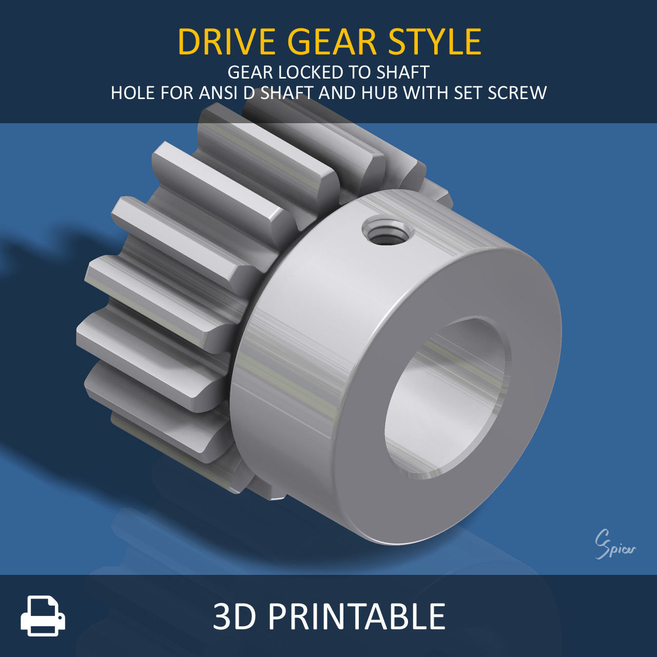 Ultimate Gear Collection 3D print model_15