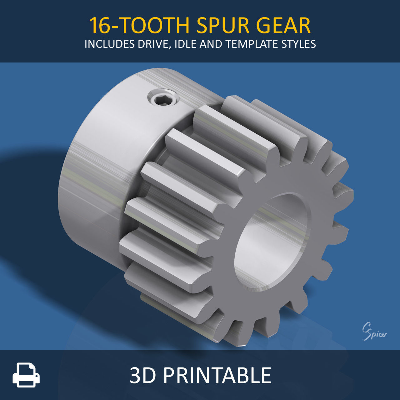 Ultimate Gear Collection 3D print model_33