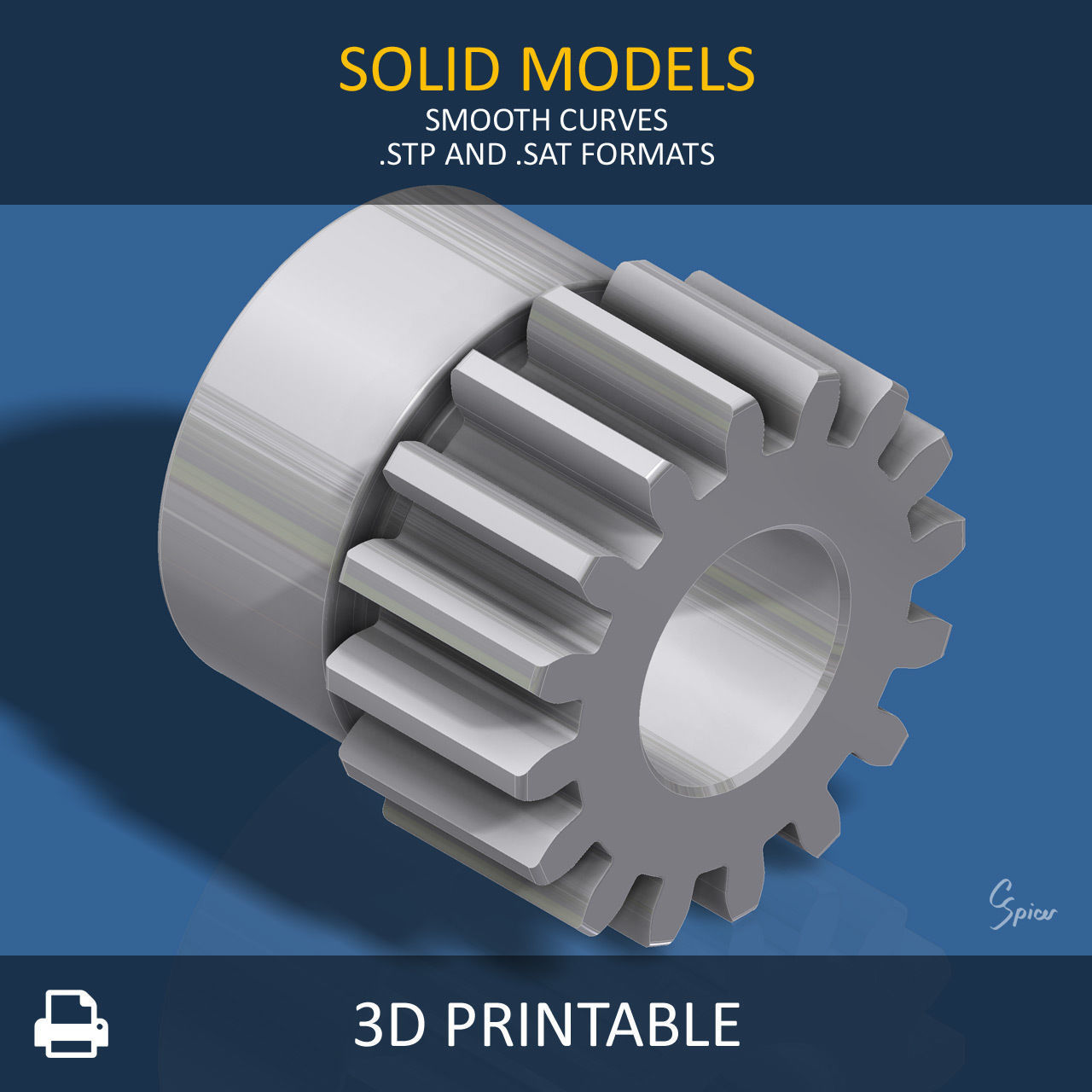 Ultimate Gear Collection 3D print model_18