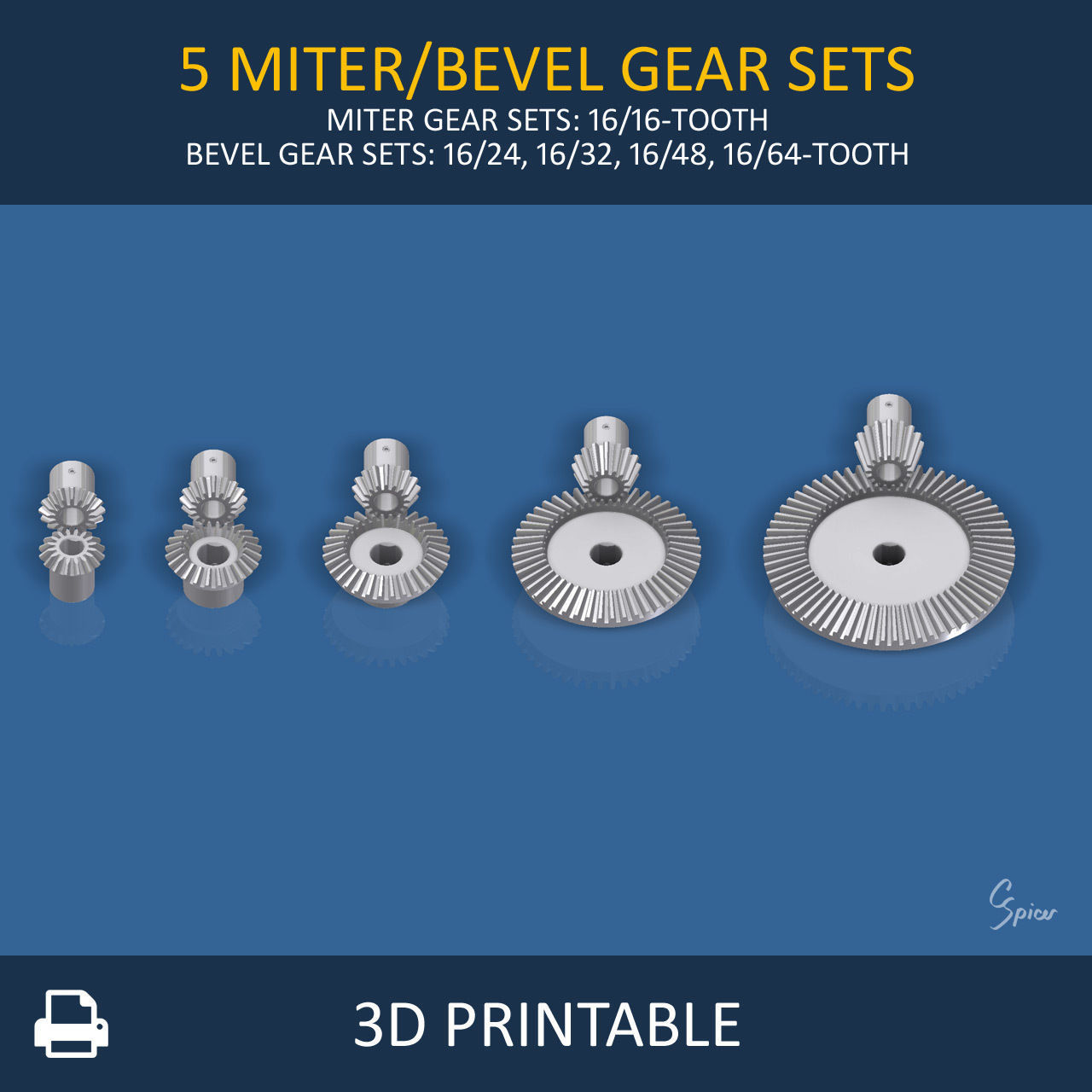 Ultimate Gear Collection 3D print model_13