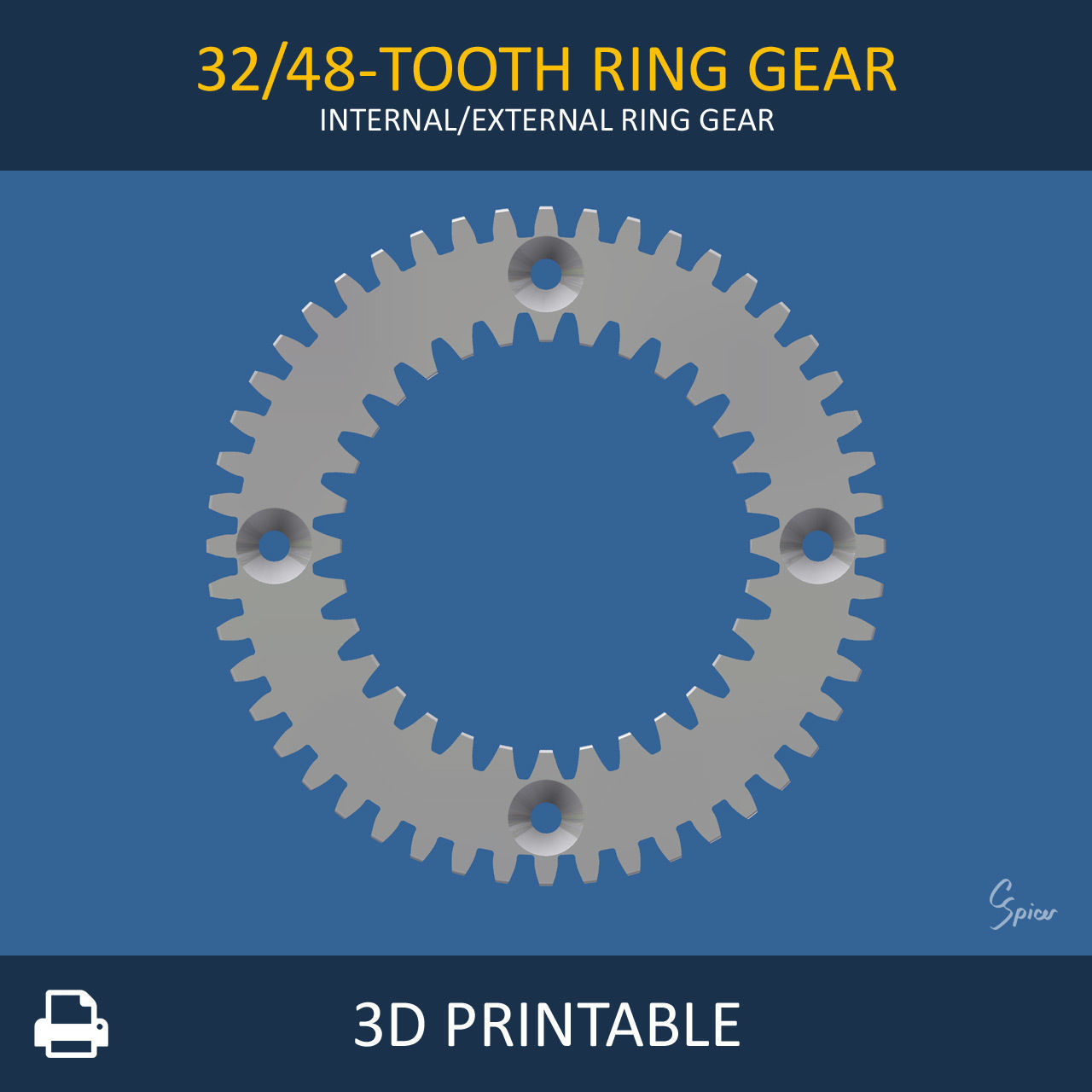 Ultimate Gear Collection 3D print model_45