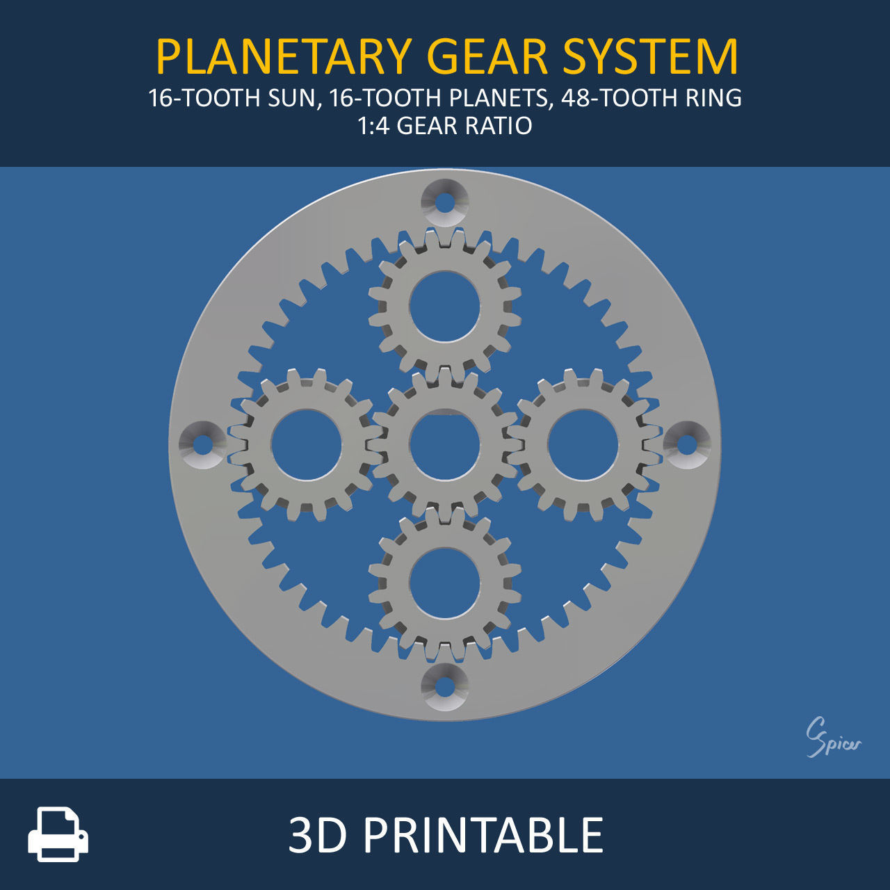 Ultimate Gear Collection 3D print model_49