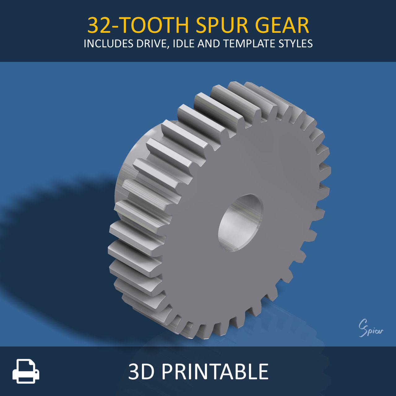 Ultimate Gear Collection 3D print model_36