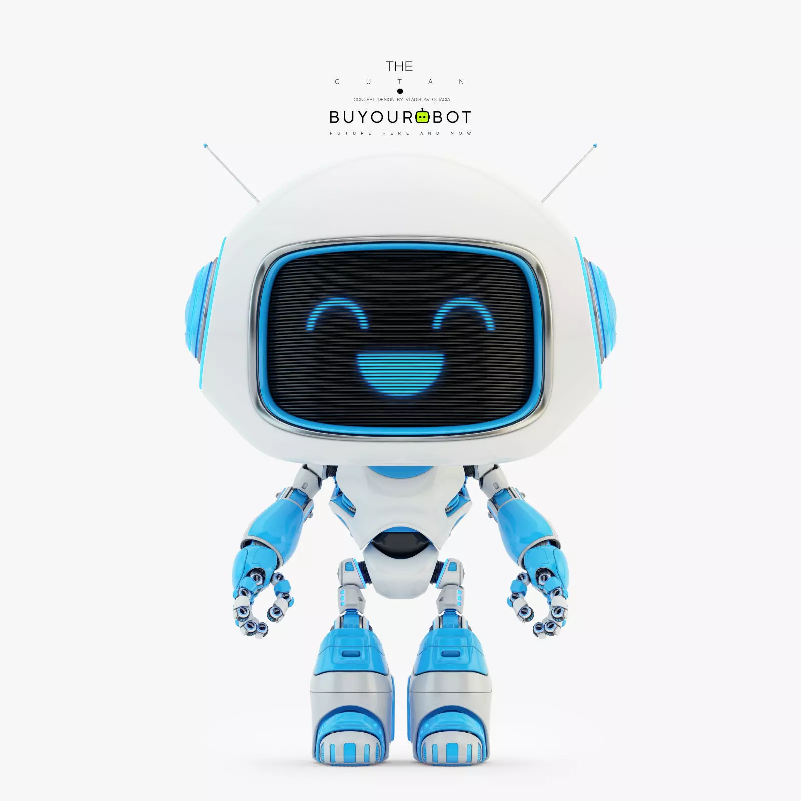 Lovely robot - companion VI 3D model