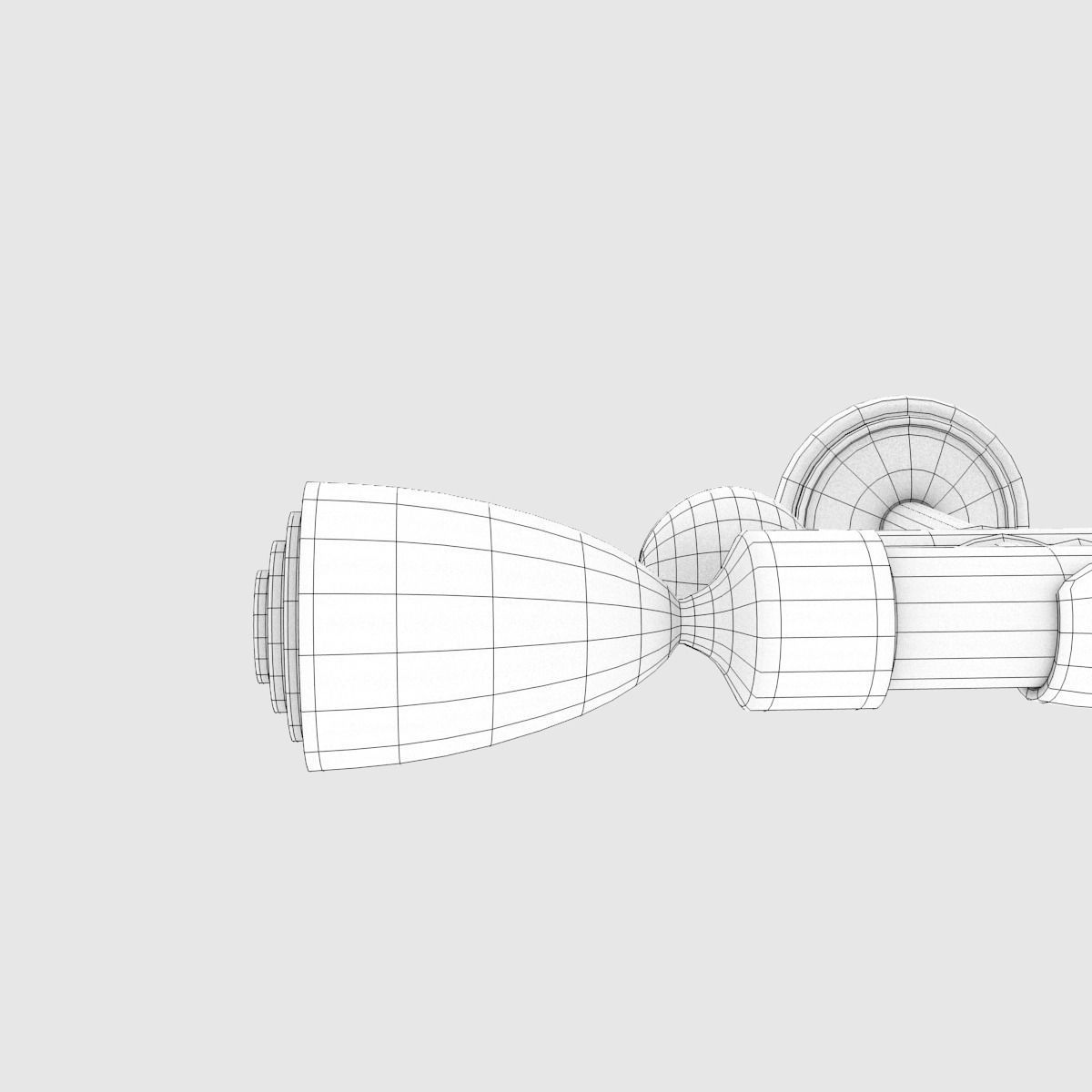 Curtain Rods No4 3D model_4