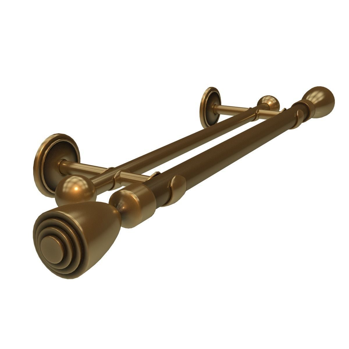 Curtain Rods No4 3D model_5
