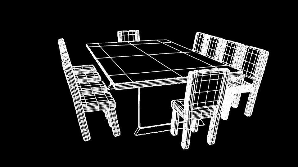  Living Room Interior Room 3D Model 3D model_7