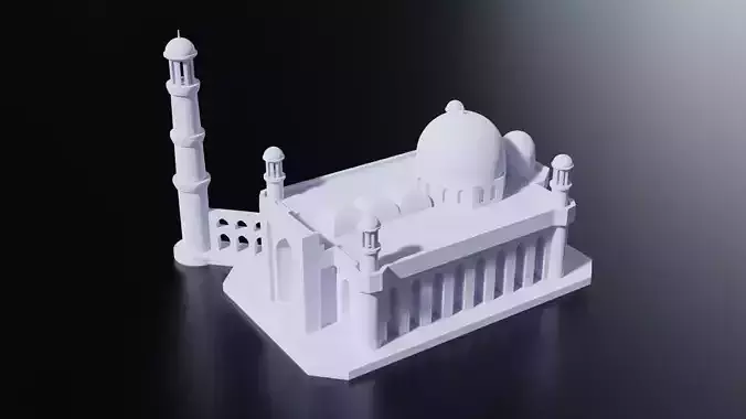 Almaty Central Mosque 3D print model