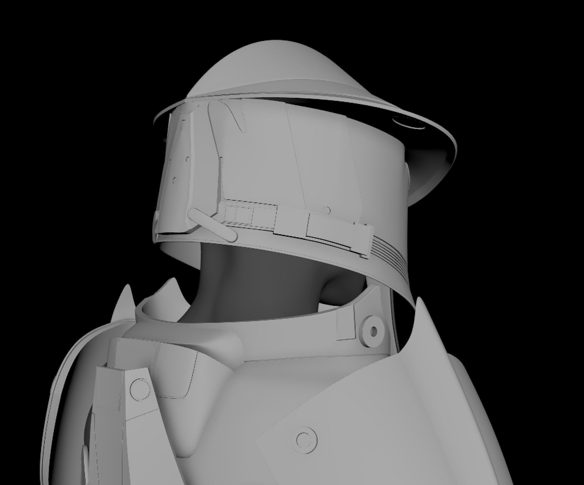 Zakuul Knight Armor 3D print model_5