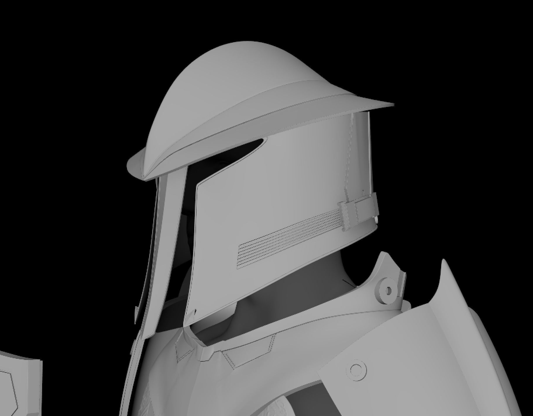 Zakuul Knight Armor 3D print model_4