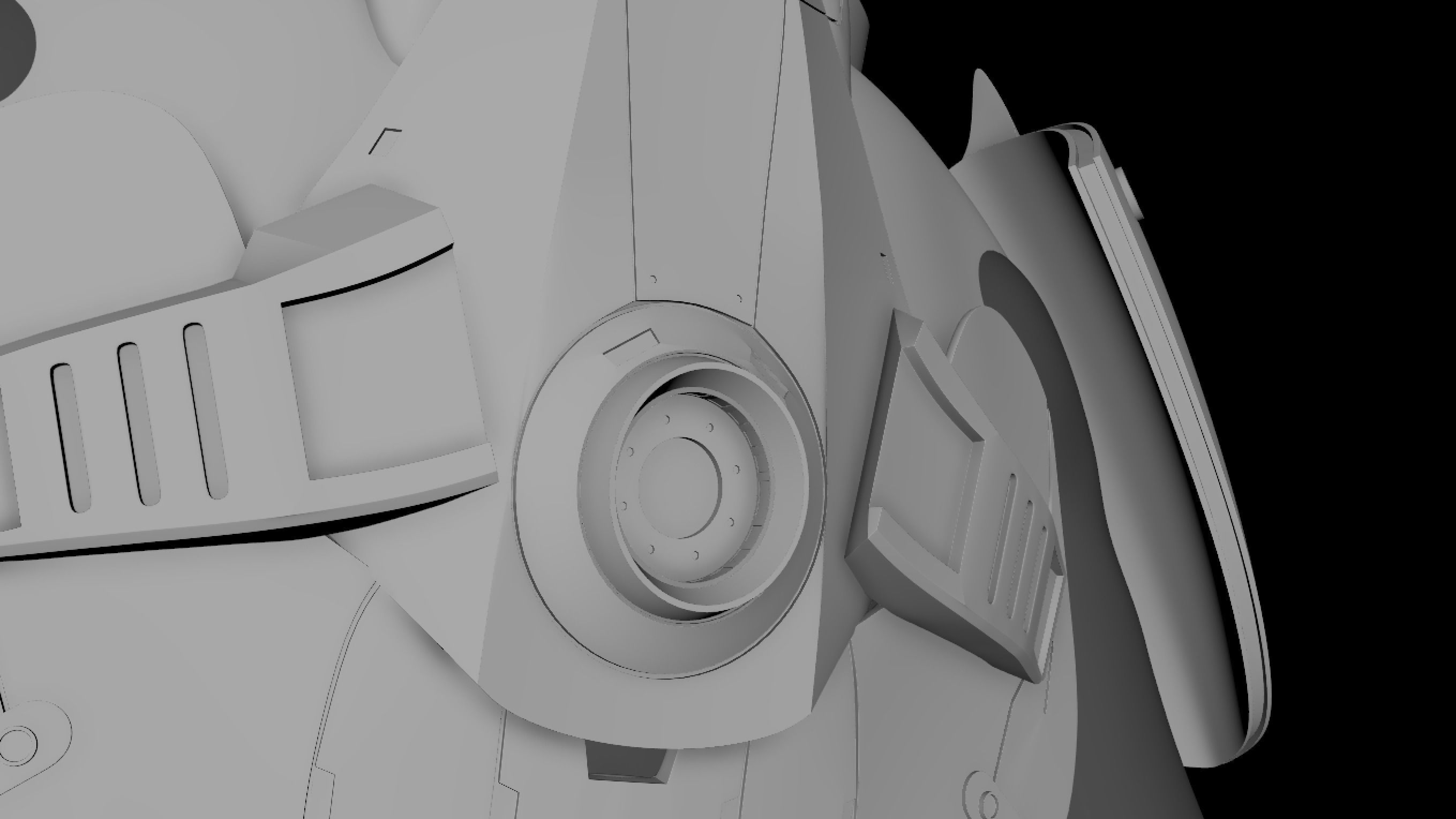 Zakuul Knight Armor 3D print model_3