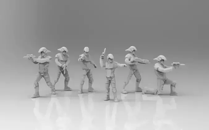 Ancient Light Troopers 3D print model