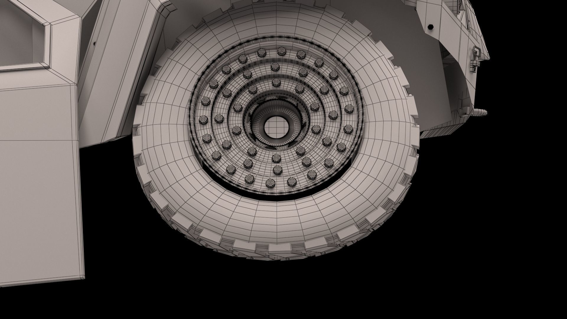 damaged Terradyne Gurkha lapv  Free low-poly 3D model_22