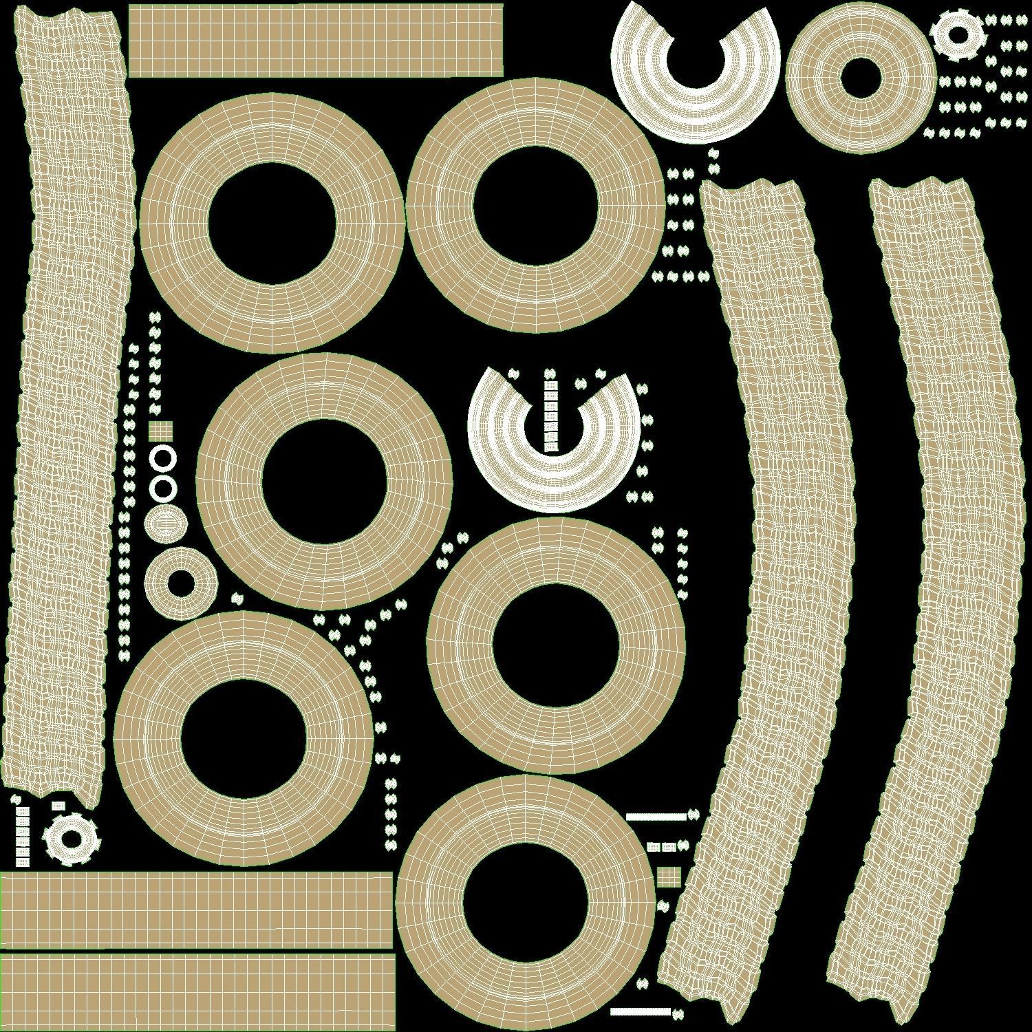 damaged Terradyne Gurkha lapv  Free low-poly 3D model_14