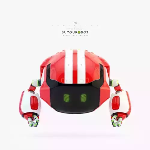 Sprinting drone IV  3D model