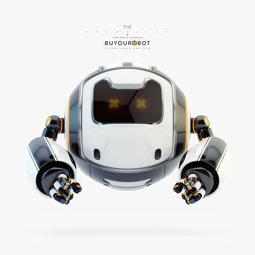 Dog walker XII 3D model