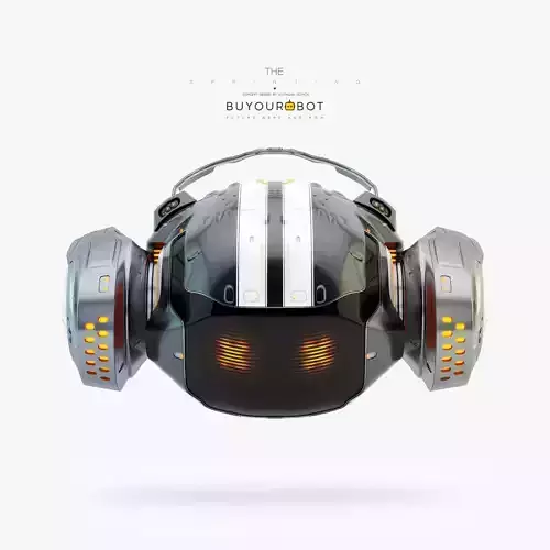 Sprinting drone 3D model
