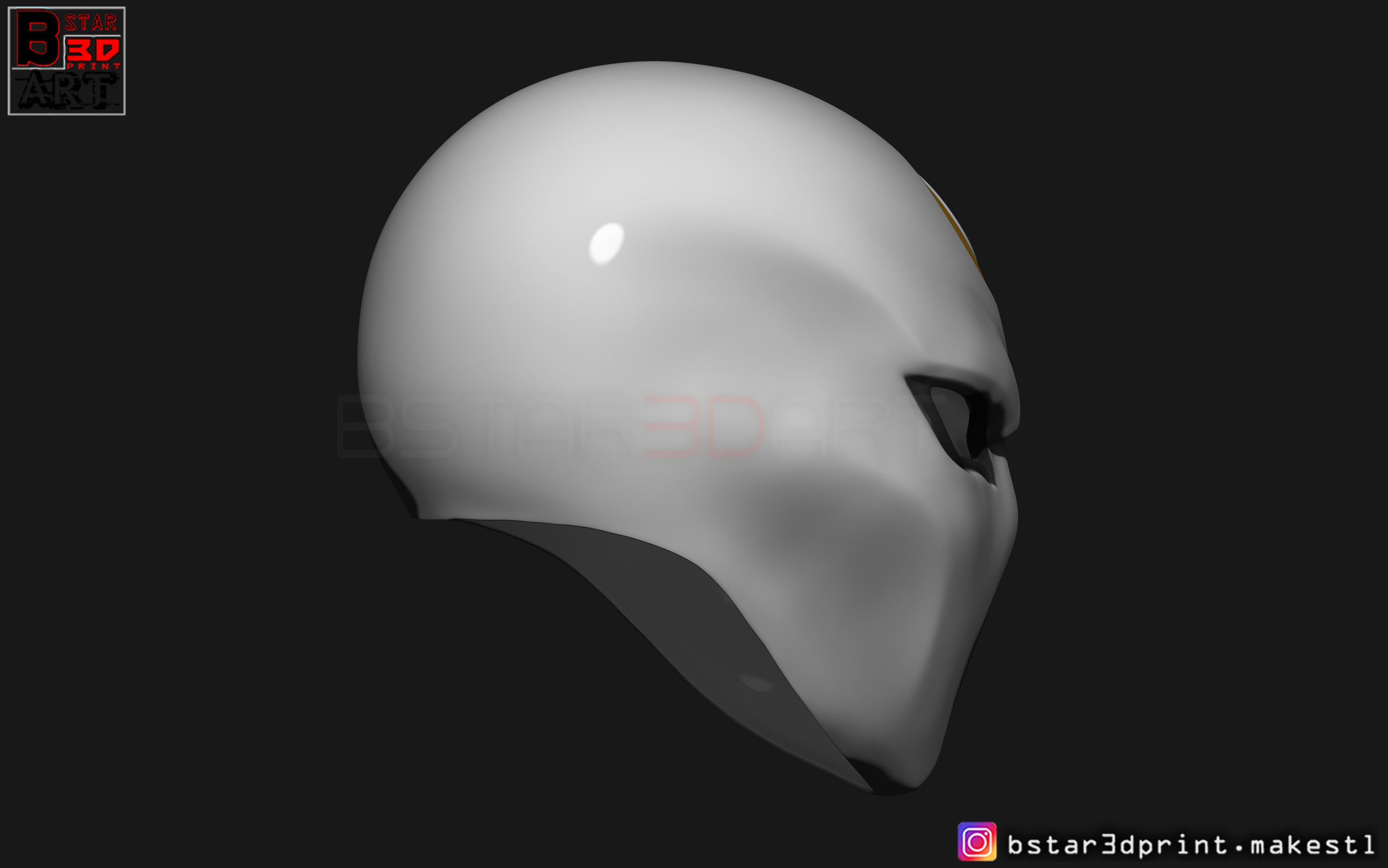 Moon Knight Mask - Marvel Comic helmet  3D print model_10
