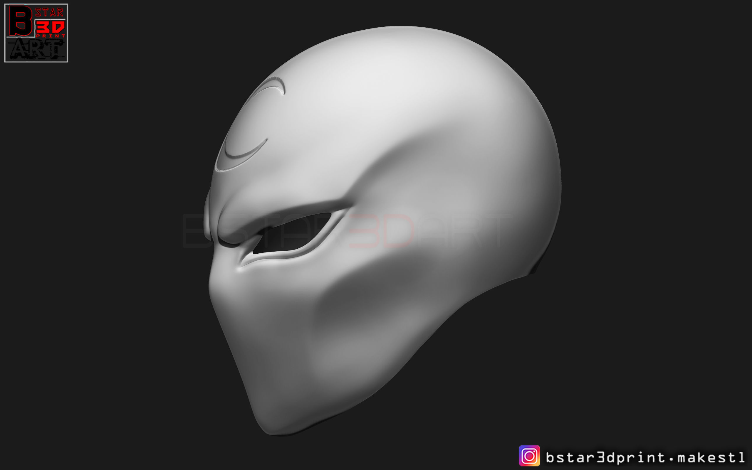 Moon Knight Mask - Marvel Comic helmet  3D print model_18