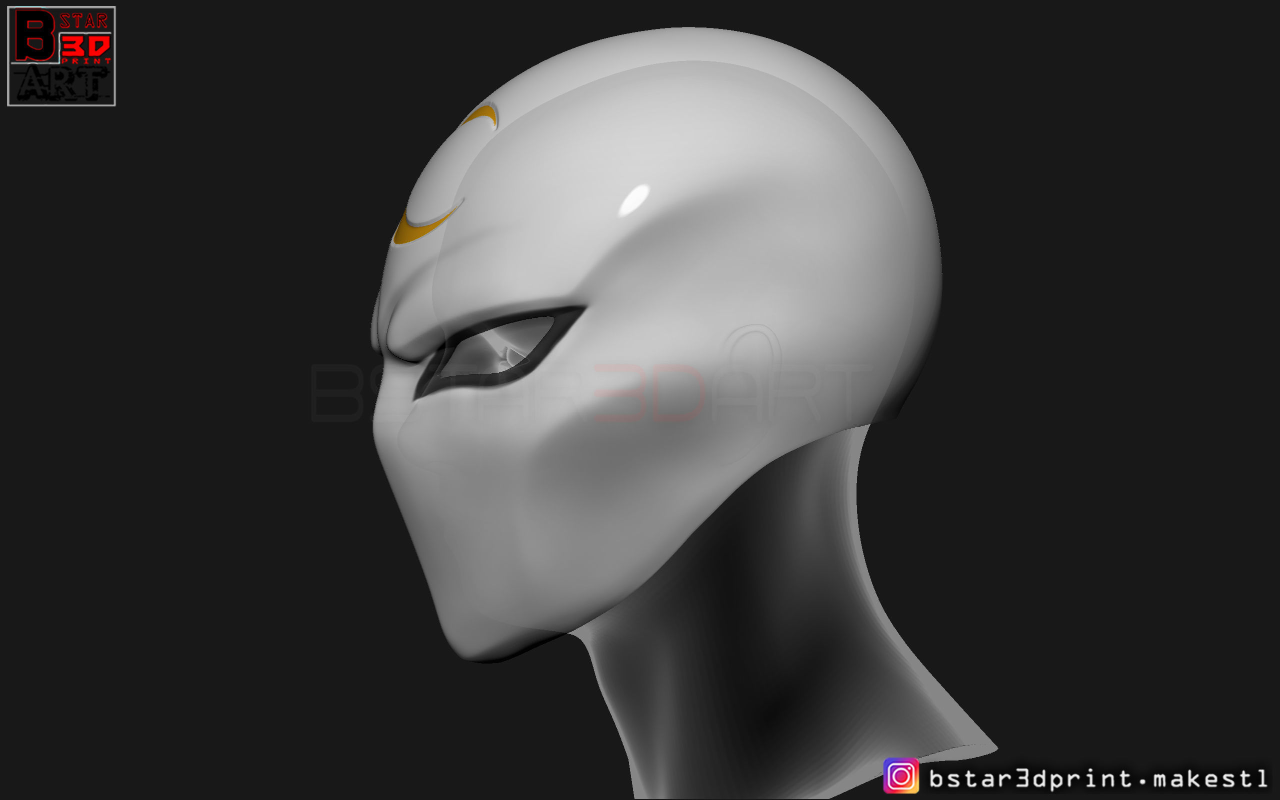 Moon Knight Mask - Marvel Comic helmet  3D print model_21