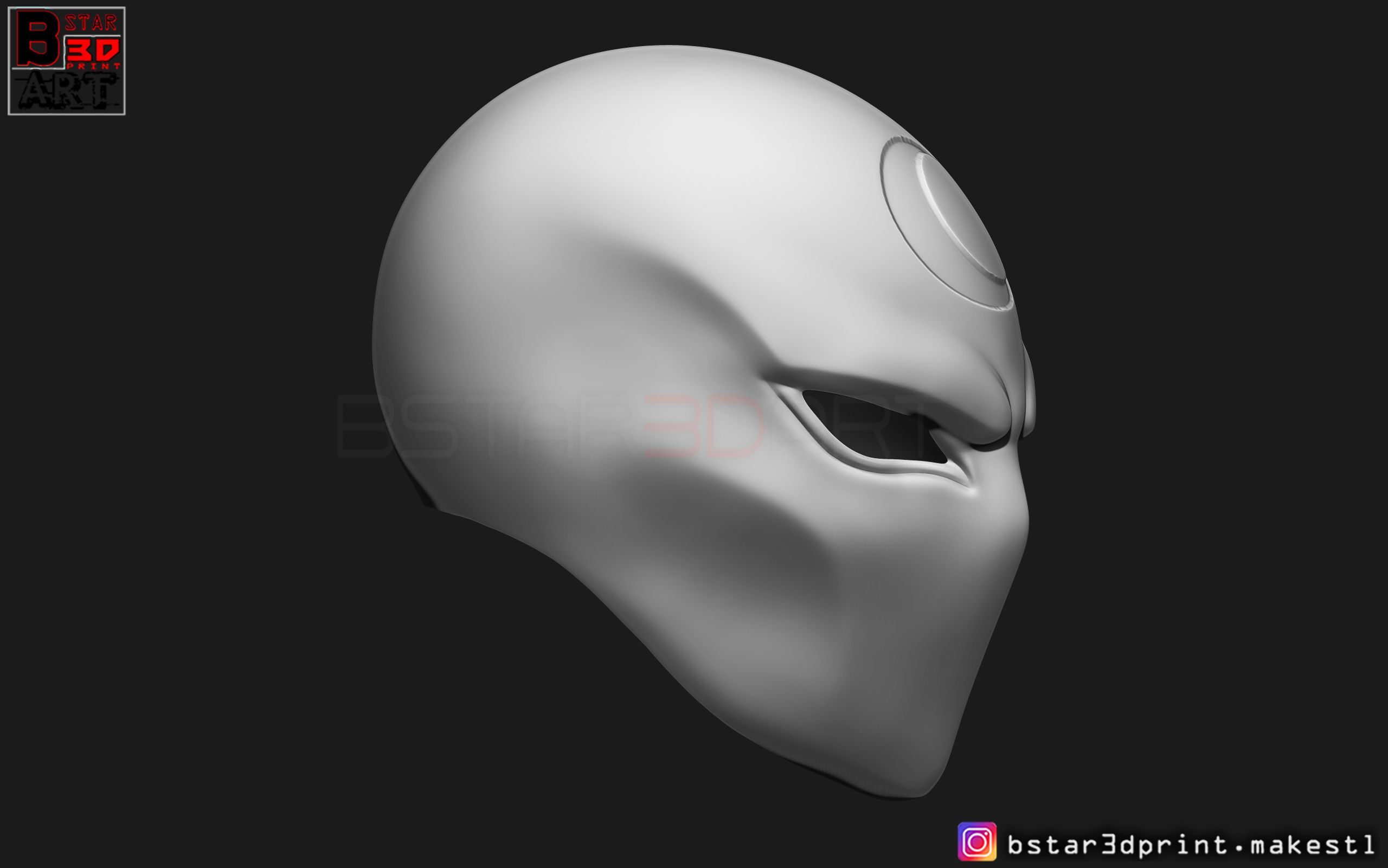 Moon Knight Mask - Marvel Comic helmet  3D print model_19