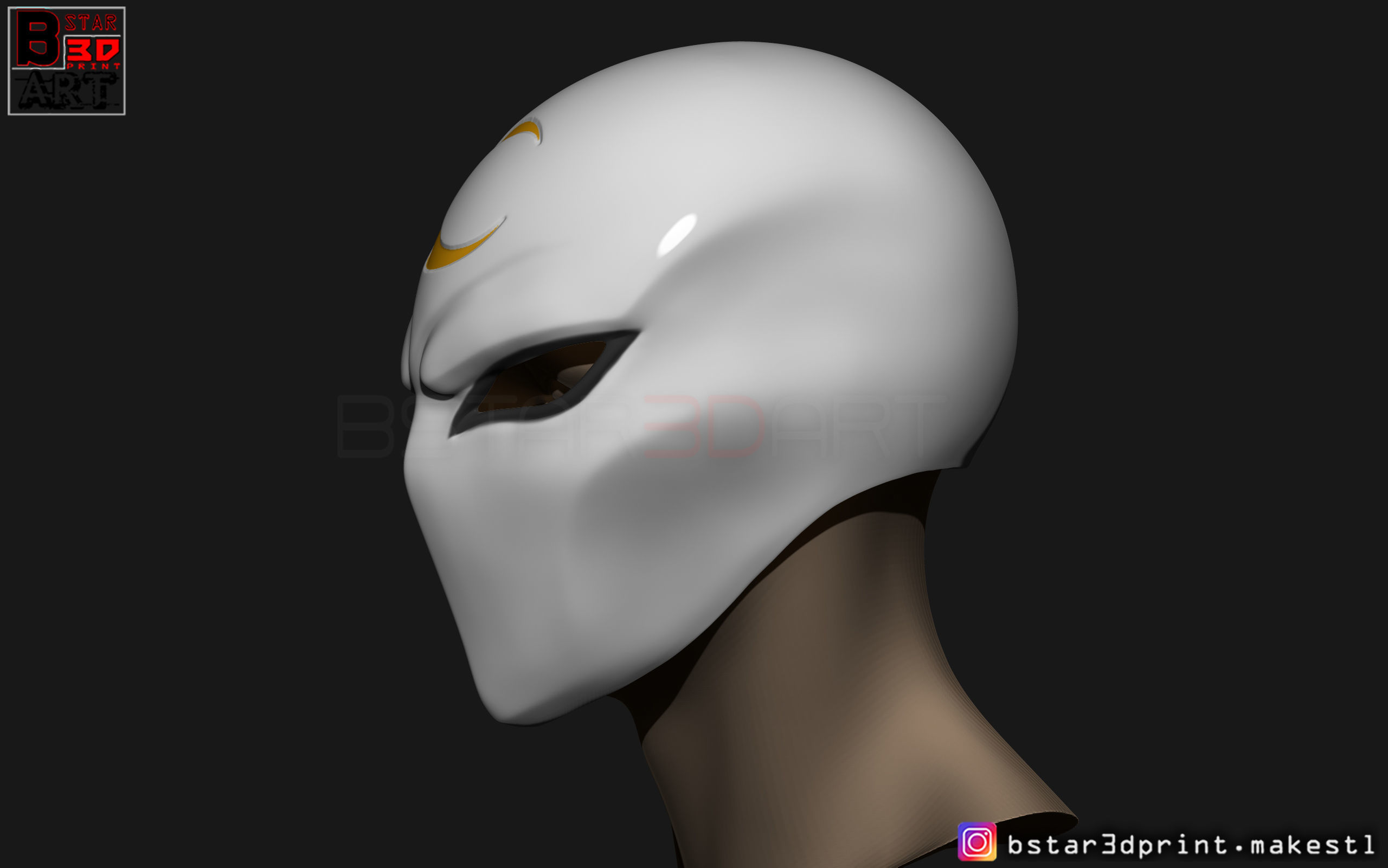 Moon Knight Mask - Marvel Comic helmet  3D print model_15