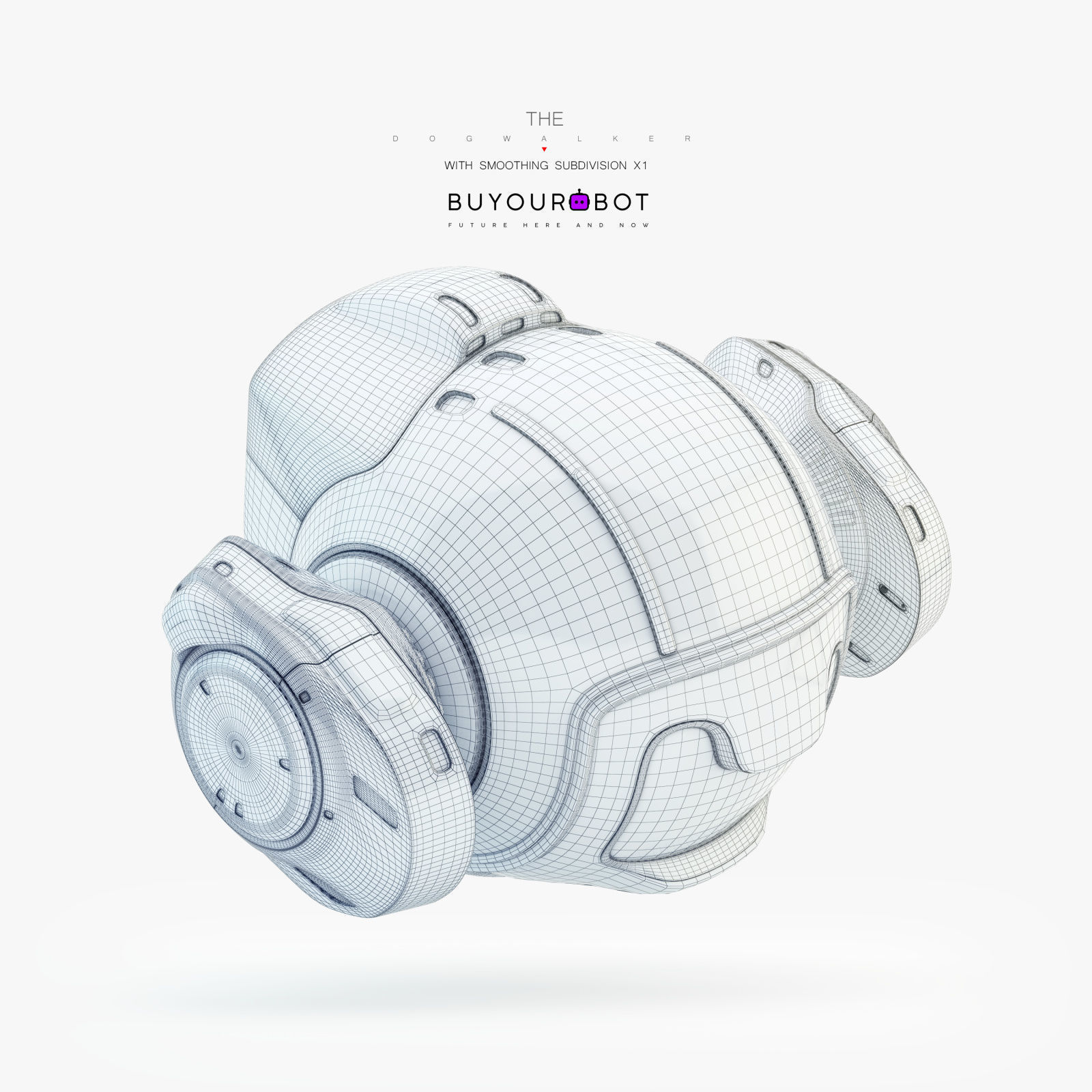 Dog walker VIII bot 3D model_7