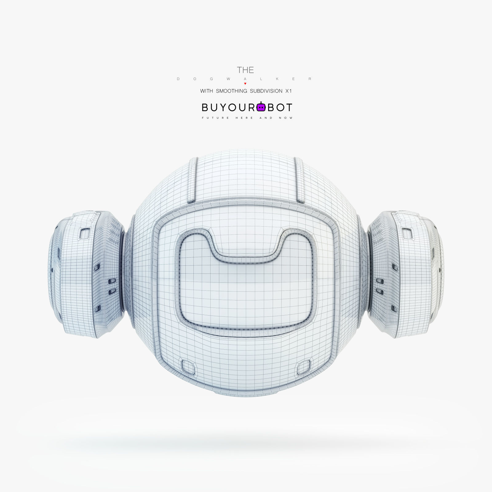 Dog walker VIII bot 3D model_4