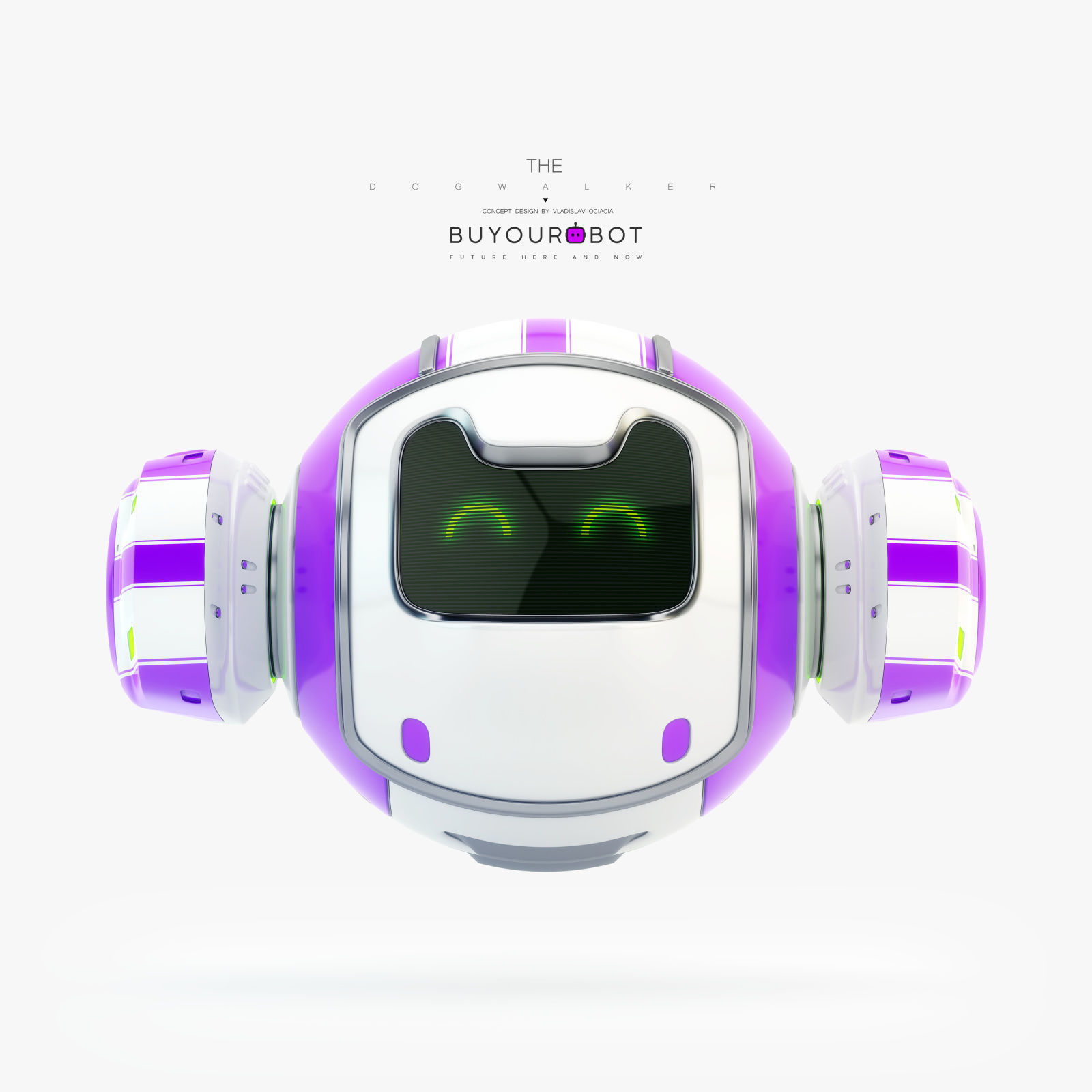 Dog walker VIII bot 3D model_3