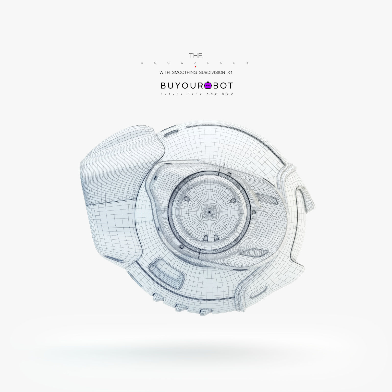 Dog walker VIII bot 3D model_5