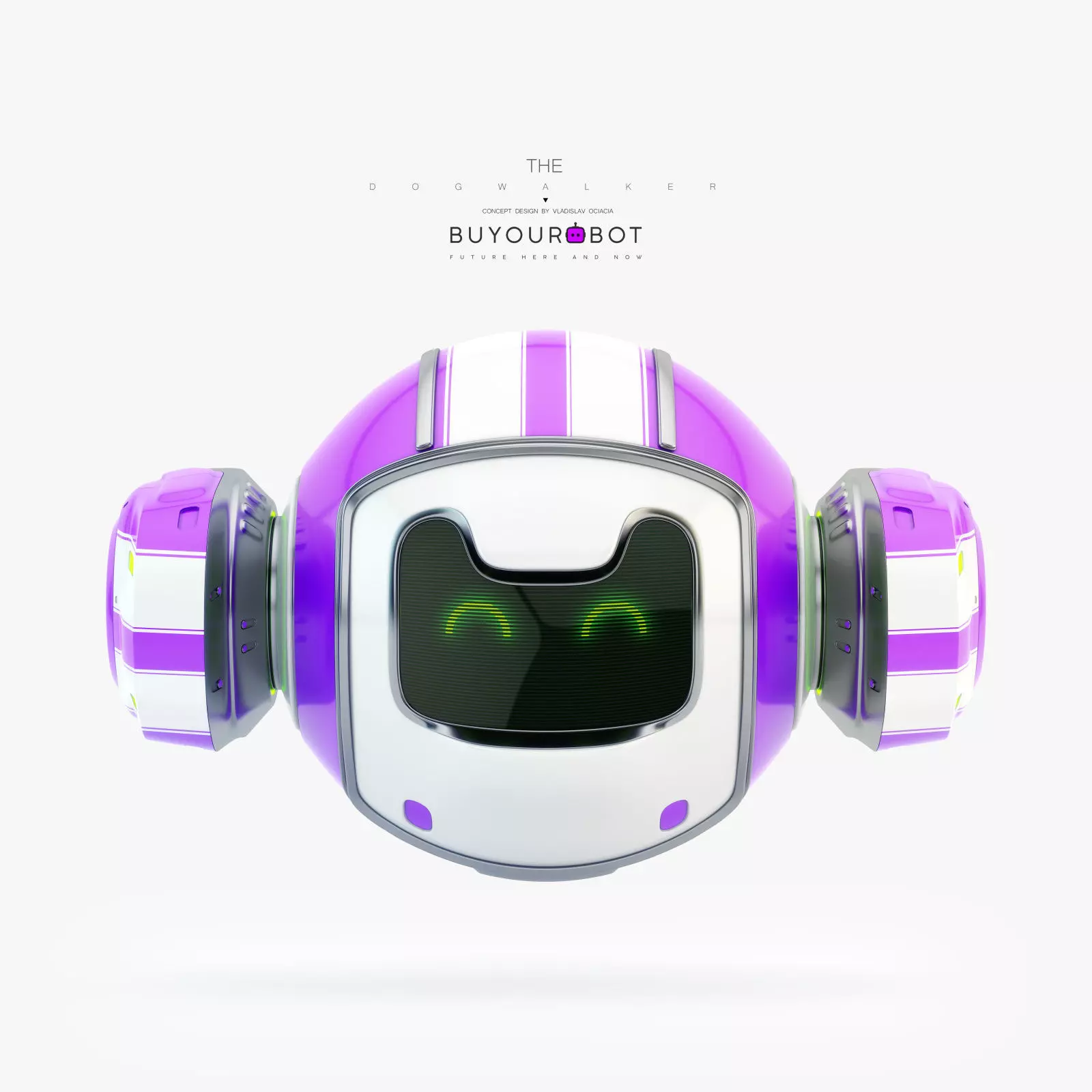 Dog walker VIII bot 3D model_0