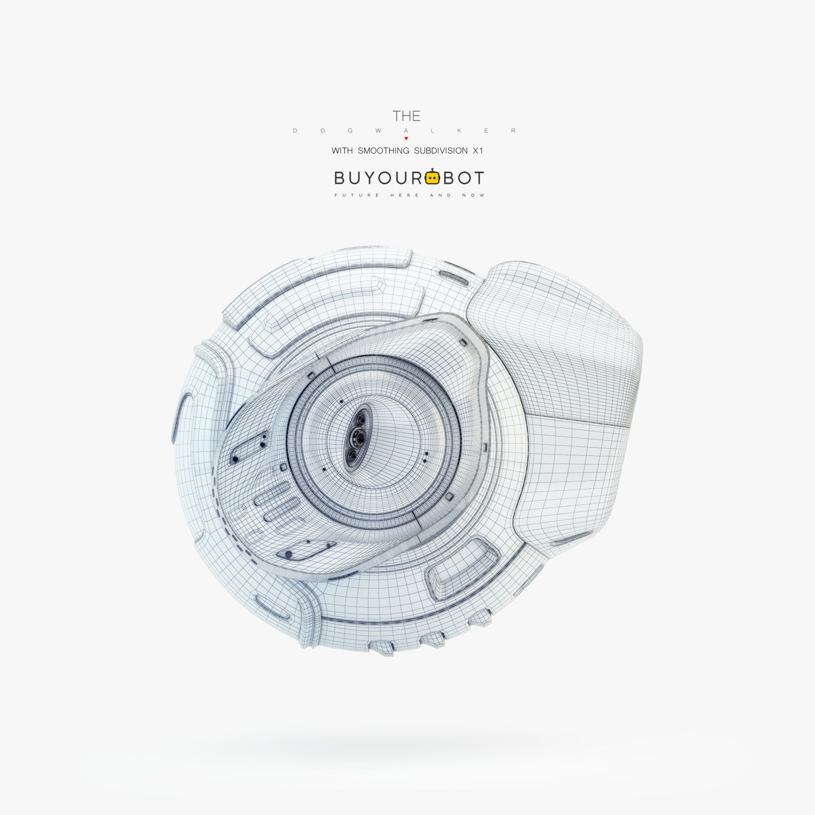 Dog walker VII bot 3D model_7