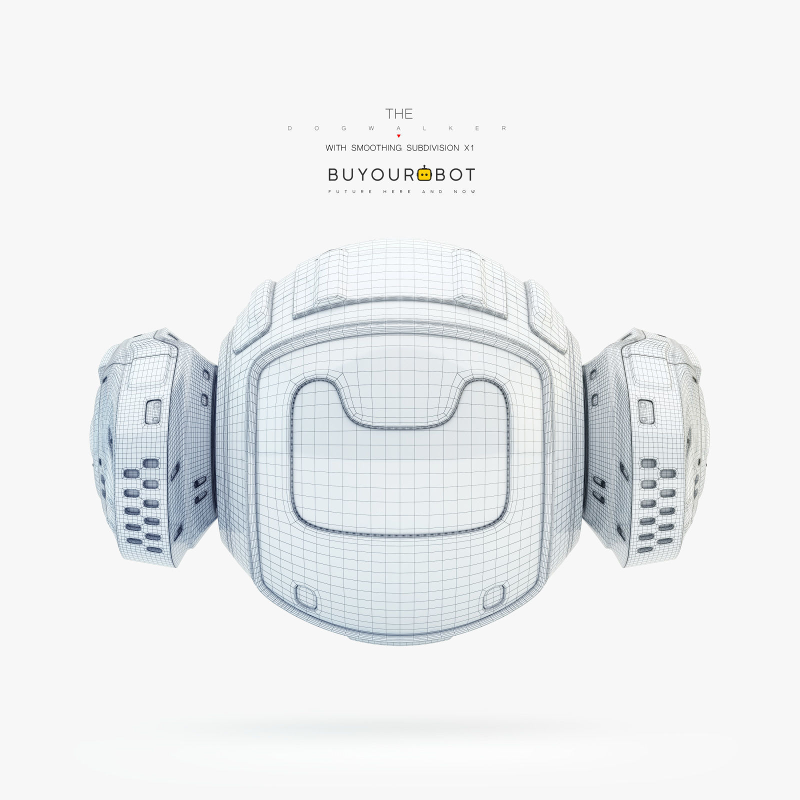 Dog walker VII bot 3D model_5