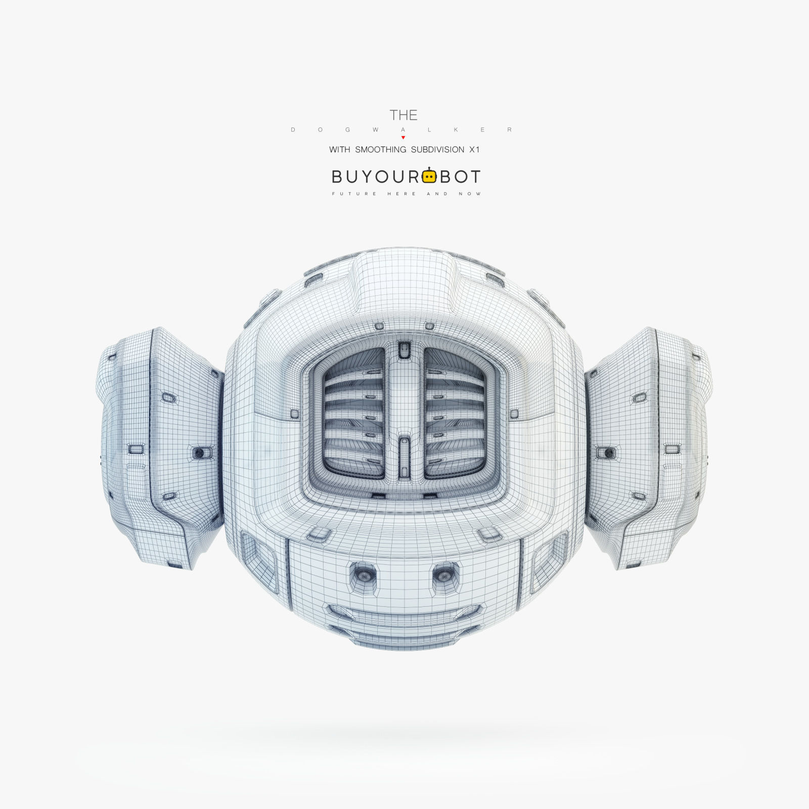 Dog walker VII bot 3D model_6