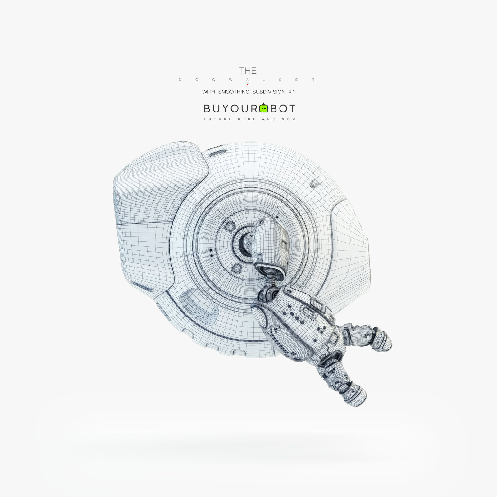 Dog walker IV bot 3D model_5