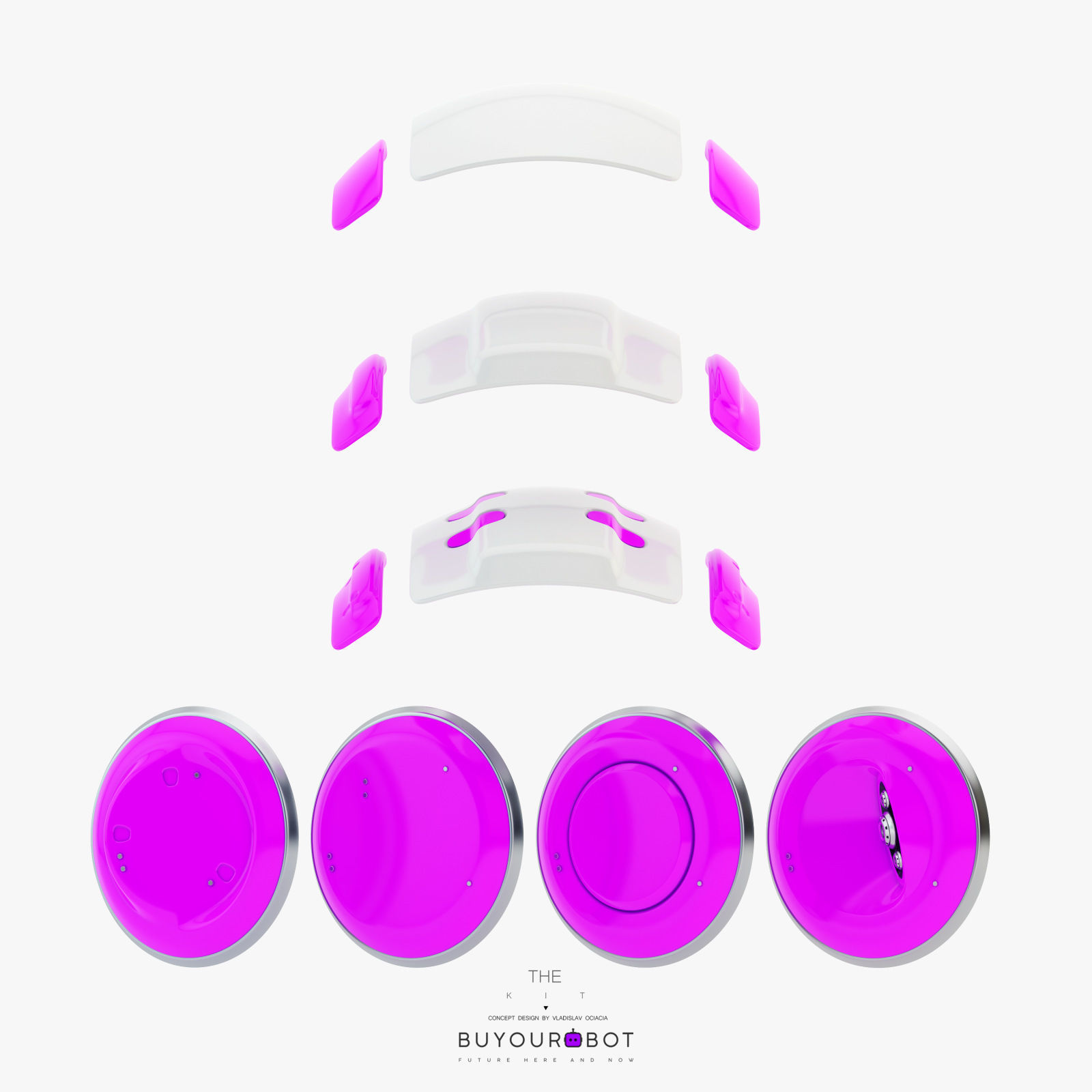 Dog walker II bot 3D model_4