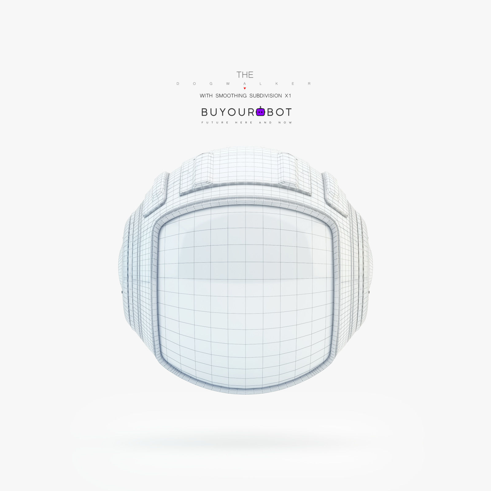 Dog walker II bot 3D model_5