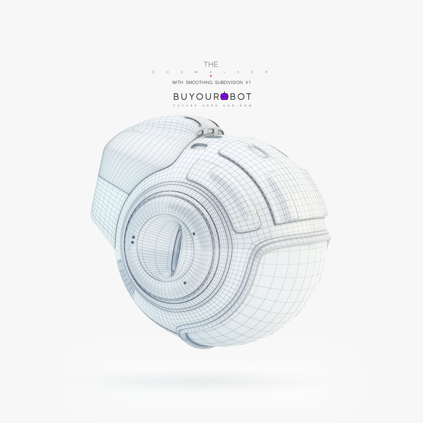 Dog walker II bot 3D model_7