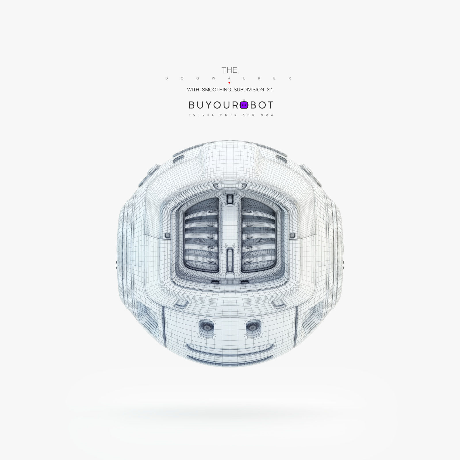 Dog walker II bot 3D model_8