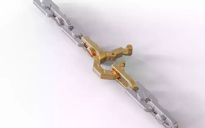  links and lock  with bolts  3D print model