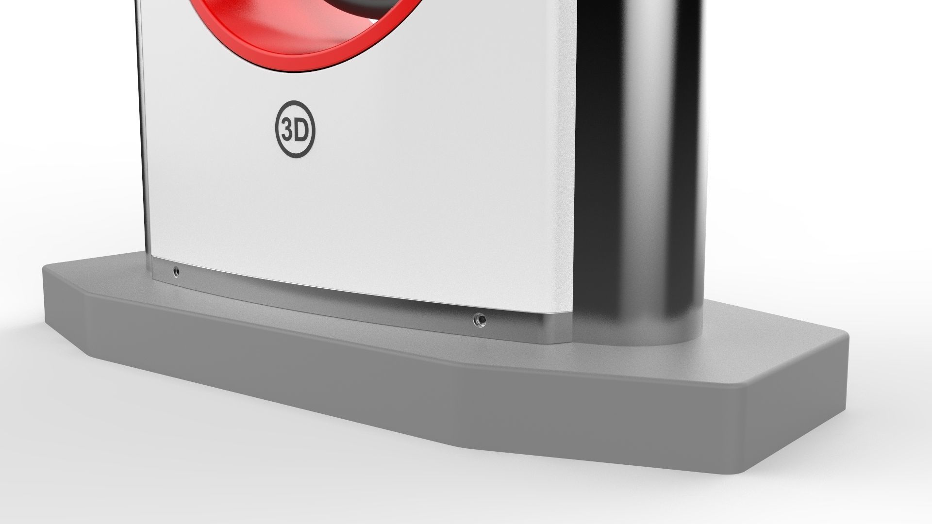 Tesla Electric Vehicle Charging Station 3D model_9