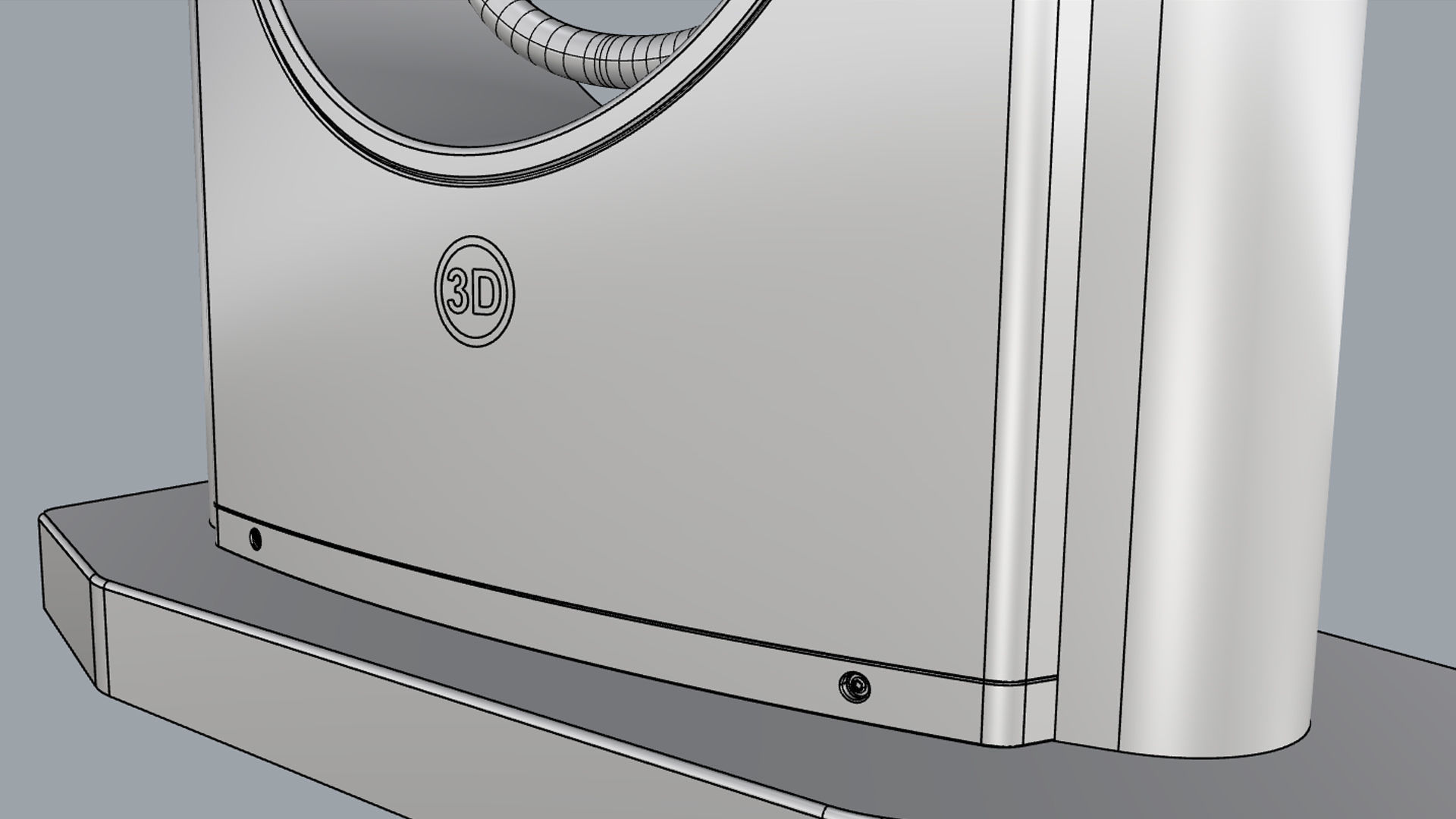 Tesla Electric Vehicle Charging Station 3D model_25