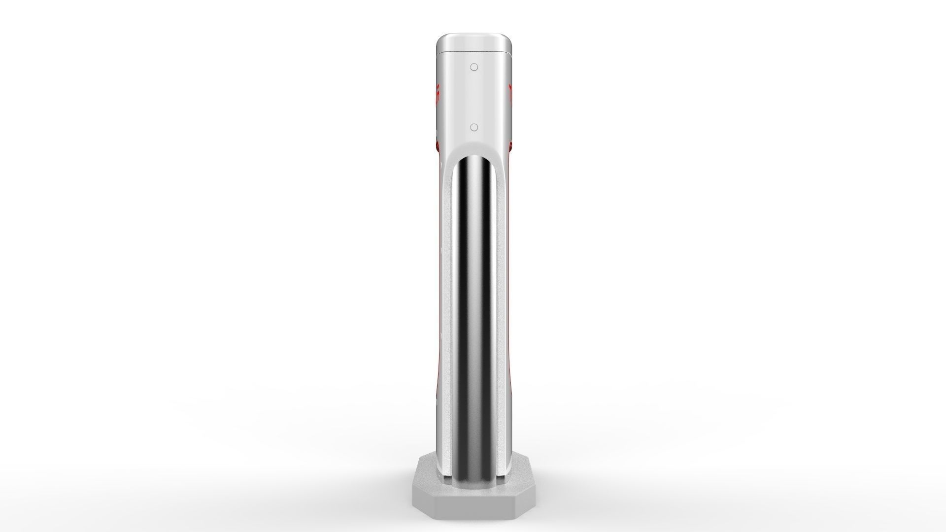 Tesla Electric Vehicle Charging Station 3D model_3