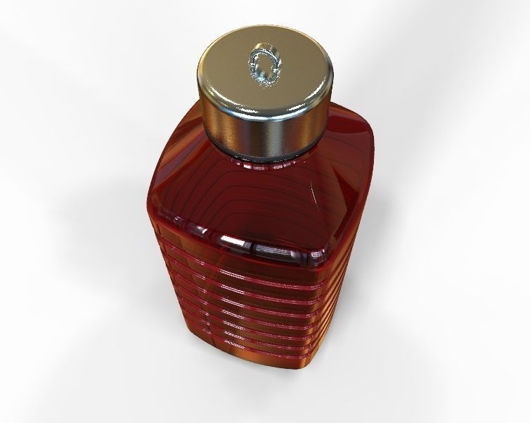 Water Flask 3D print model_1