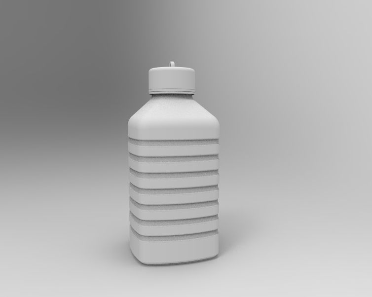 Water Flask 3D print model_6