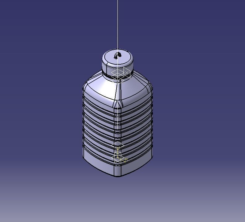 Water Flask 3D print model_12