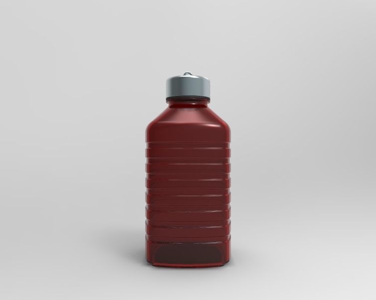 Water Flask 3D print model_15