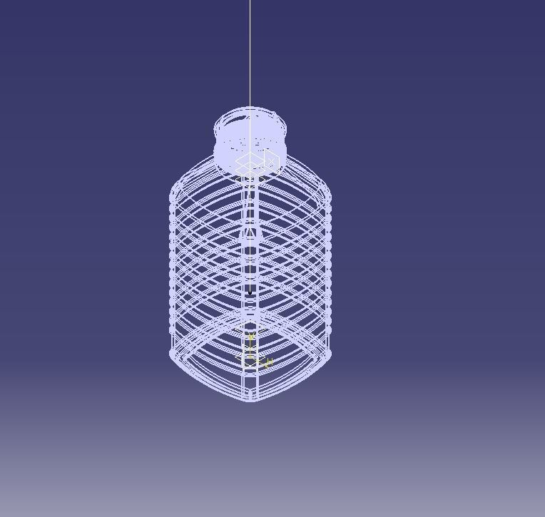 Water Flask 3D print model_9